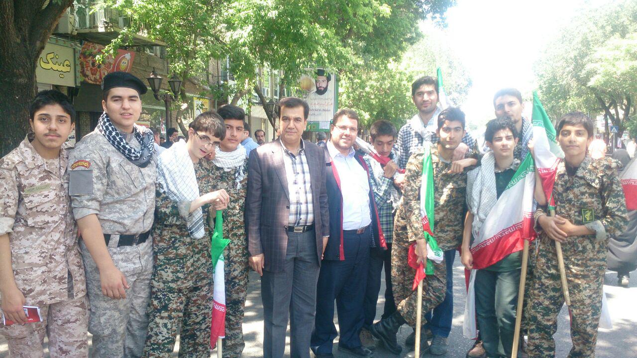 راهپیمایی روز قدس از نگاه بینندگان تابناک تبریز
