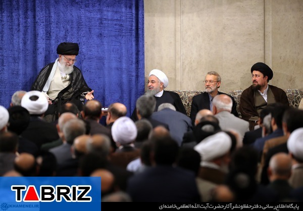 دو تصویر خاص از دیدار روحانی با رهبر انقلاب