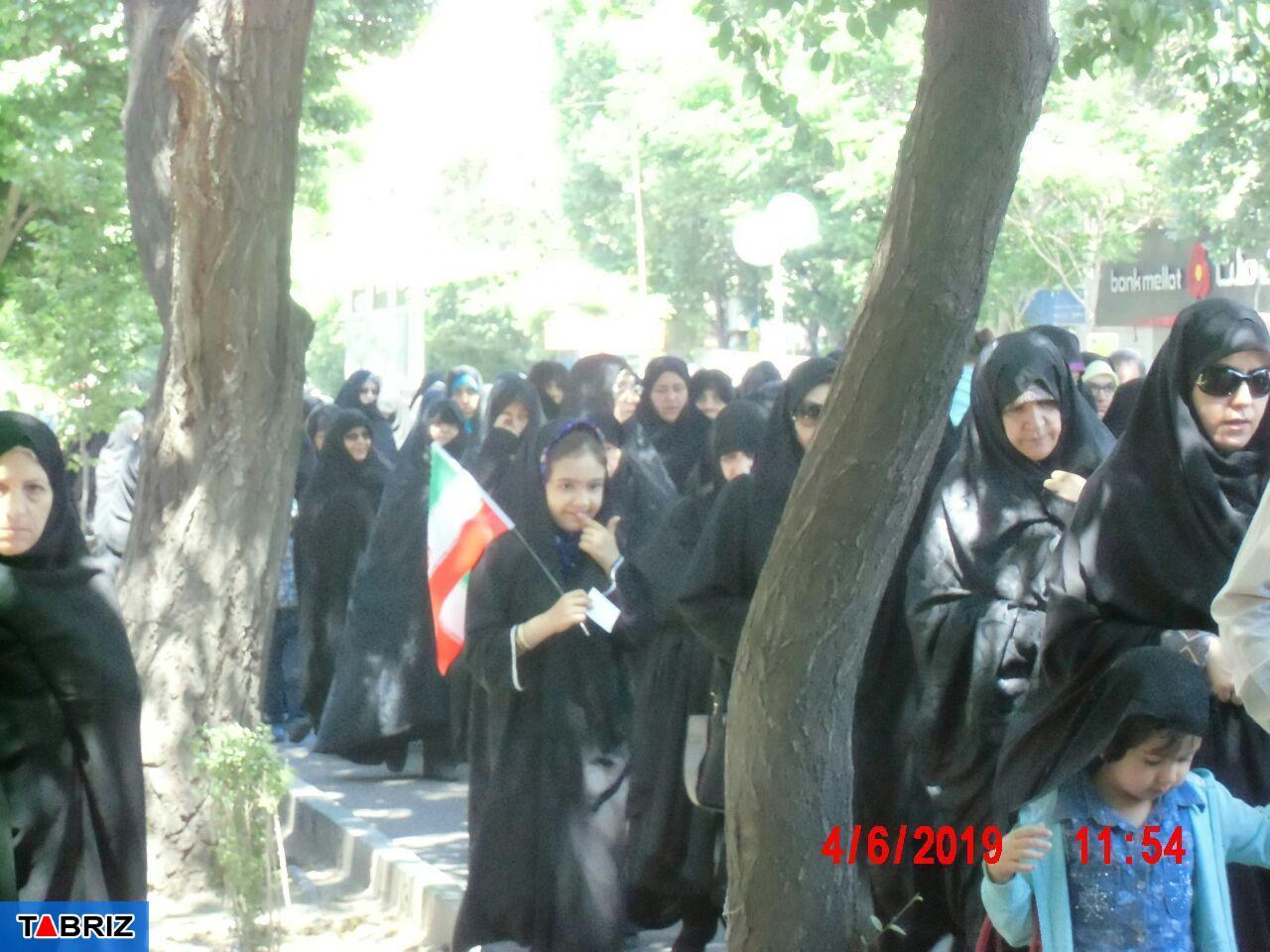 راهپیمایی روز جهانی قدس در تبریز به روایت تصویر‌