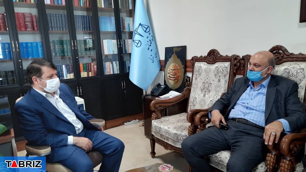 دیدار دکتر منادی با رئیس دادگستری استان آذربایجان شرقی