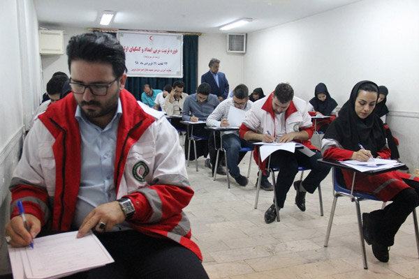 دوره تربیت مربی امداد و کمک&zwnj;های اولیه در جمعیت هلال احمر استان قزوین برگزار شد