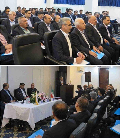 حضور مدیران ارشد بانک ایران زمین در همایش روسا و کارمندان شعب استان های هرمزگان و کرمان این بانک