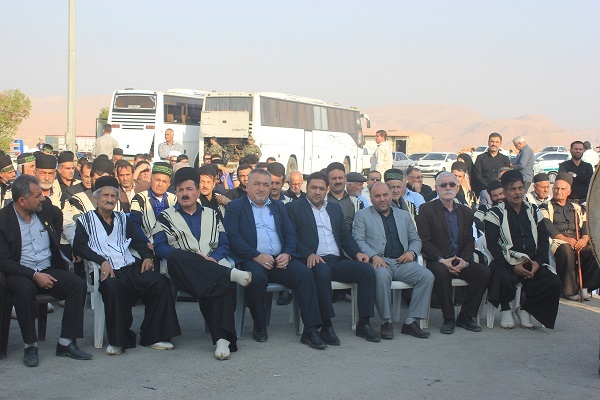 در شهرستان مسجدسلیمان آئین کتل بندون همراه با رونمایی از مافگه و یادمان امام حسین (ع)برگزارشد.