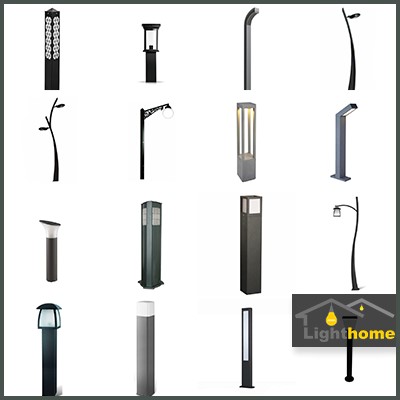 زیبایی دو چندان حیاط و باغچه با چراغ های پارکی مدرن زیبایی دو چندان حیاط و باغچه با چراغ های پارکی مدرن