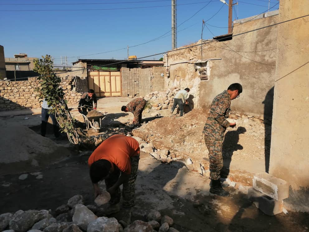 پایان ۹۰ روز همدلی انجمن جوانان در قلب لنده+تصاویر