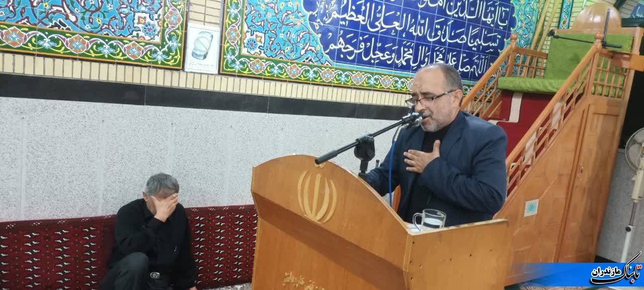 مراسم سالگرد ارتحال امام خمینی(ره) در مسجد قائم(عج) شهرستان نکا برگزار شد