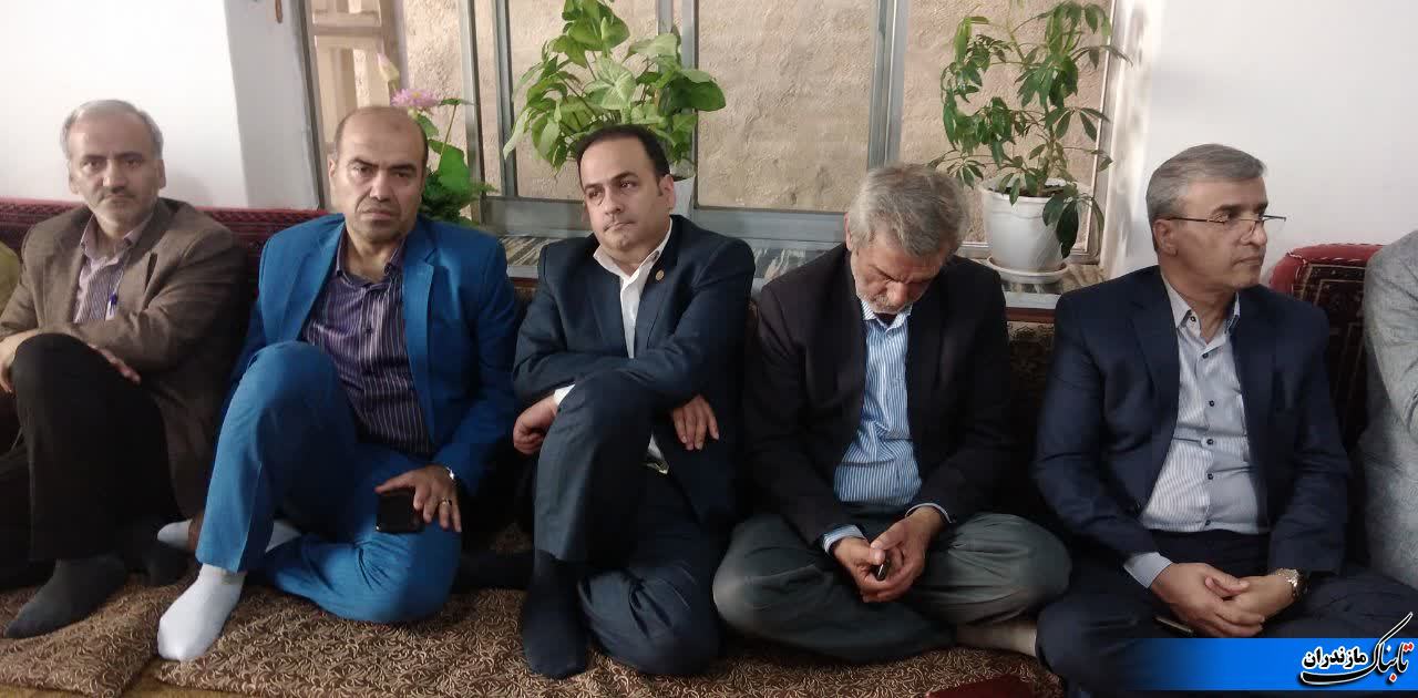 دیدار سرپرست فرمانداری و مدیران دستگاه&zwnj;های نکا با امام جمعه شهرستان