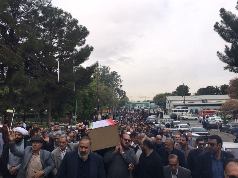 پیکر دانشمند فرهیخته (سید عبد الصالح جعفری) در کرمانشاه تشیع شد