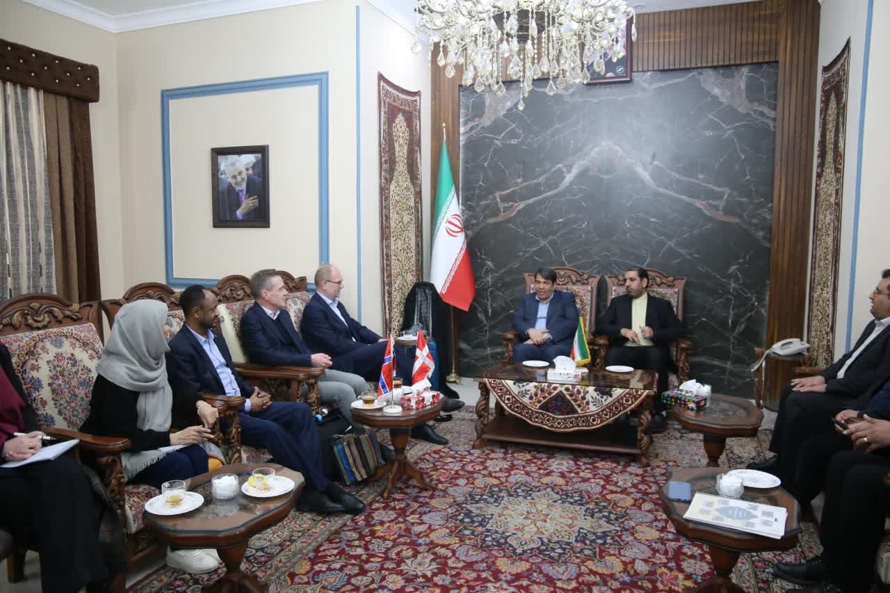 دیدار استاندار کرمان با سفرای نروژ و دانمارک/ تأکید بر تقویت همکاری‌ها در زمینه گردشگری و مهاجرین