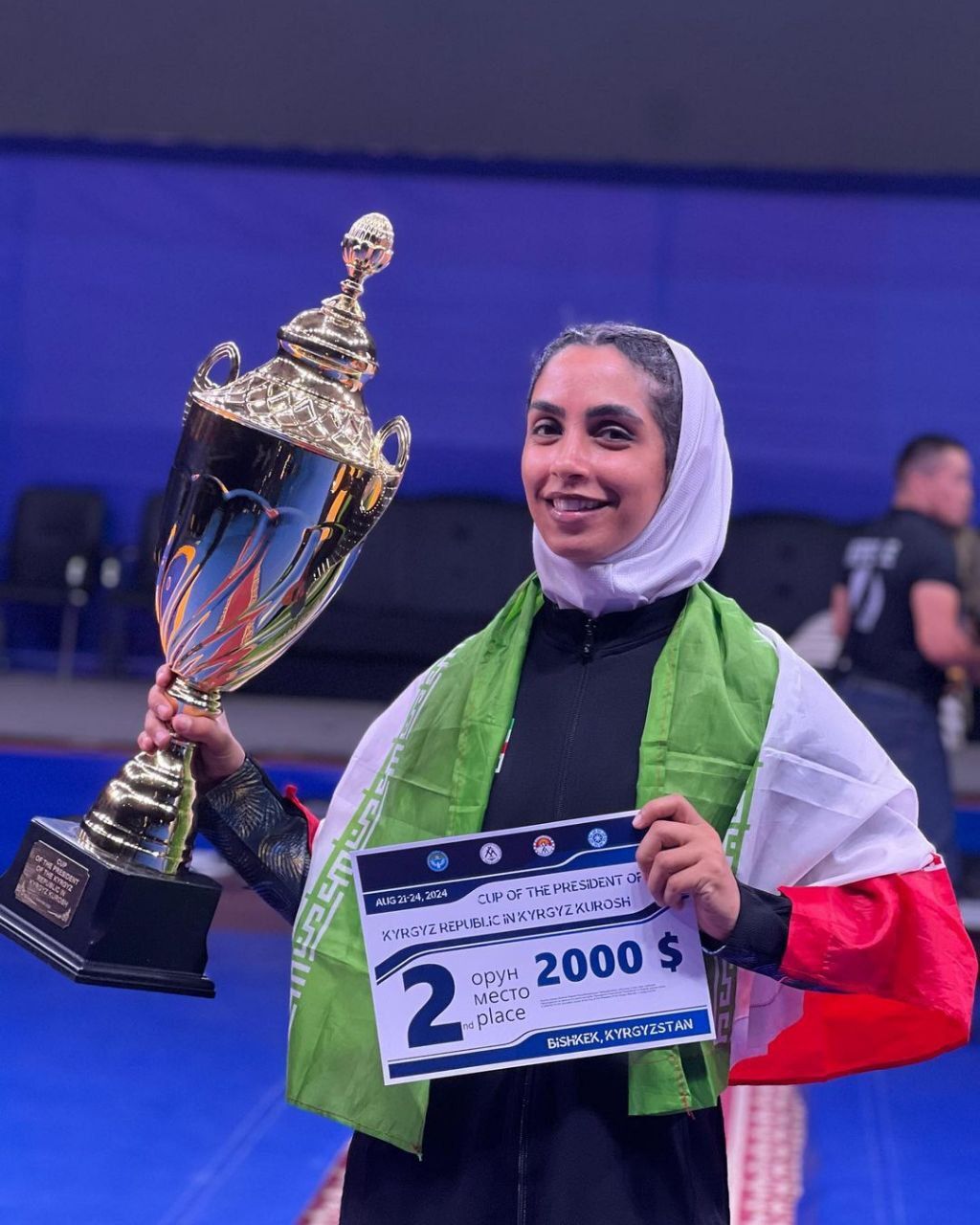 نایب قهرمانی یک مازندرانی در مسابقات جهانی جایزه بزرگ کوراش