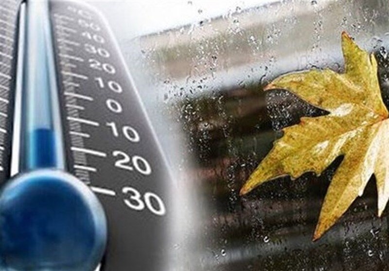 متوسط دمای هوا به تدریج و به شکلی محسوس کاهش می&zwnj;یابد