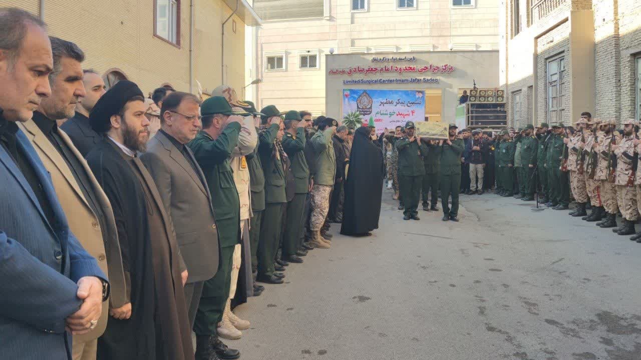 نماز بر پیکر شهدای گمنام گلستان خوانده شد+تصاویر