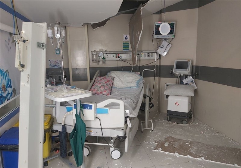 رژیم صهیونیستی به بیمارستان فارابی کرمانشاه حمله کرد/ جنایتی آشکار در هدف گرفتن مراکز درمانی و غیرنظامی+فیلم و تصاویر //س