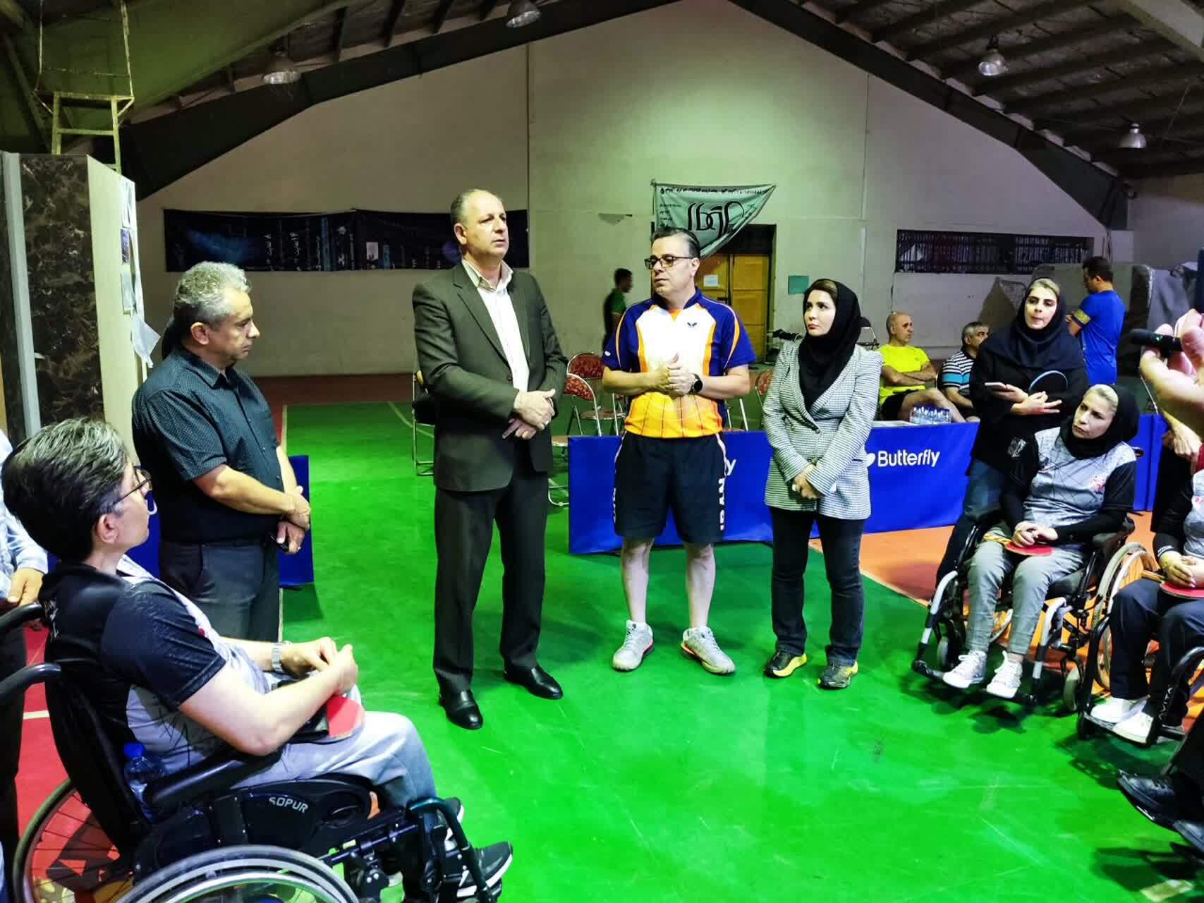 مسابقات پینگ‌پنگ ویژه هفته پارالمپیک در کردستان برگزار شد/ ورزشکاران پارالمپیک کردستان الگویی برای انگیزه و پشتکار در ورزش کشور