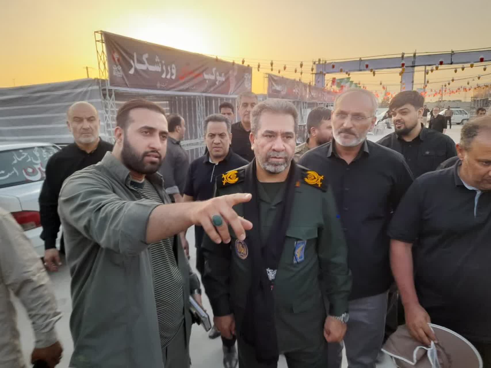 بازدید سردار ولیزاده از روند خدمترسانی به زائران در بهارستان بازدید سردار ولیزاده از روند خدمترسانی به زائران در بهارستان