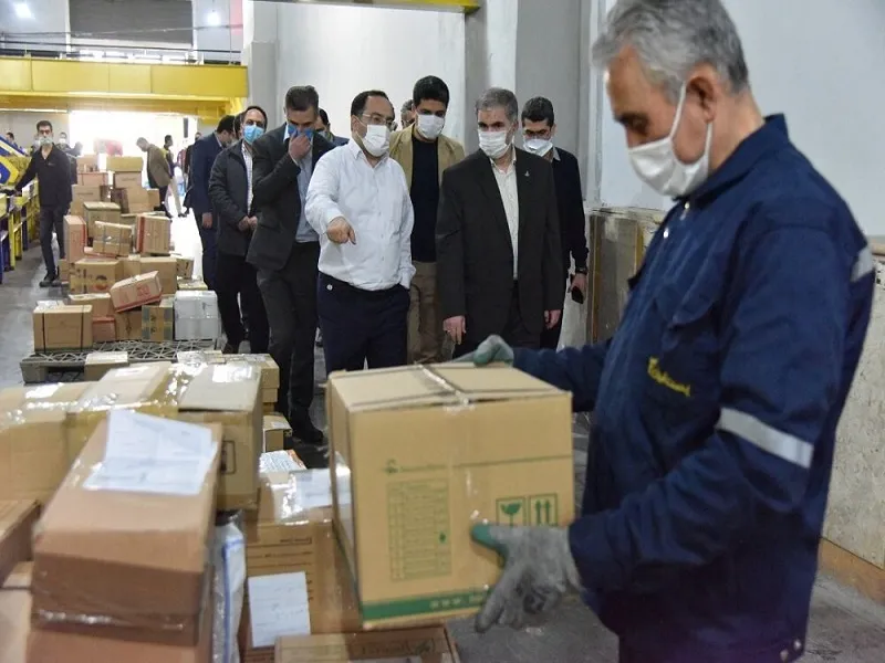 مرسولات پستی به محض ورود به پست در شبکه توزیع می‌شود